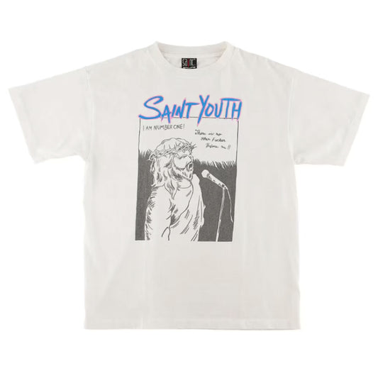Saint Mxxxxxx Saint Youth T-Shirt Vintage White