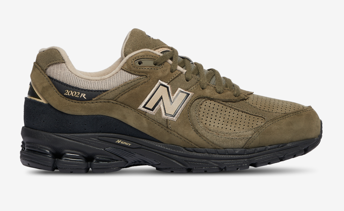M2002RCF New Balance 2002R Olive Green Black