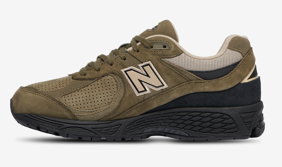 M2002RCF New Balance 2002R Olive Green Black