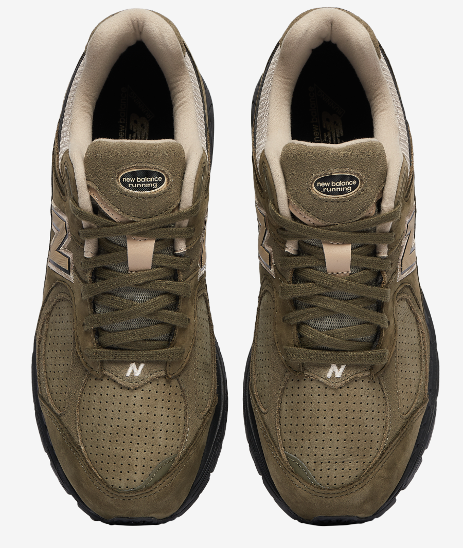 M2002RCF New Balance 2002R Olive Green Black