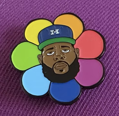 Jae Tips x Hat Club Yankee 5950 Subway Series On Field Fitted Hat Salmon/Purple