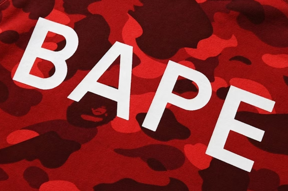 BAPE Color Camo Pullover Hoodie Red [USED] - M (Used)
