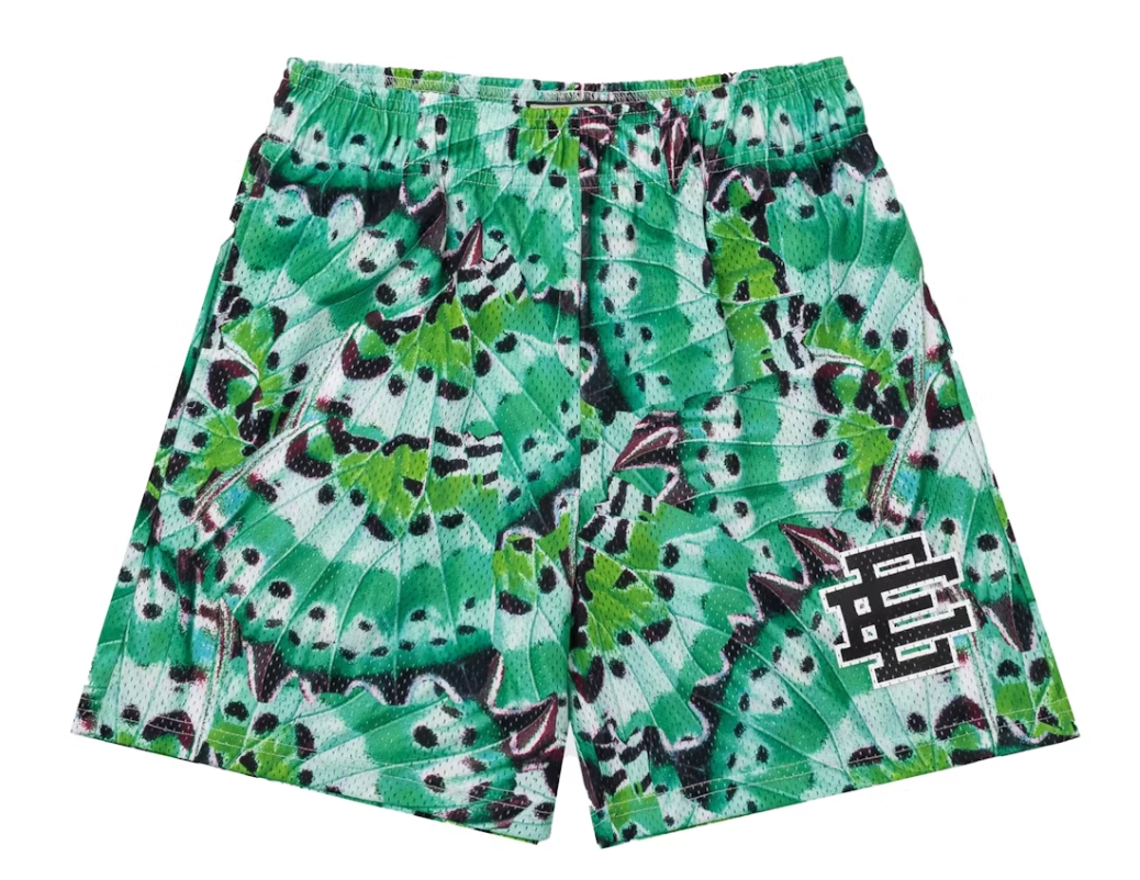 Eric Emanuel EE Basic/Core Short Green Butterfly [USED] - M (Used)