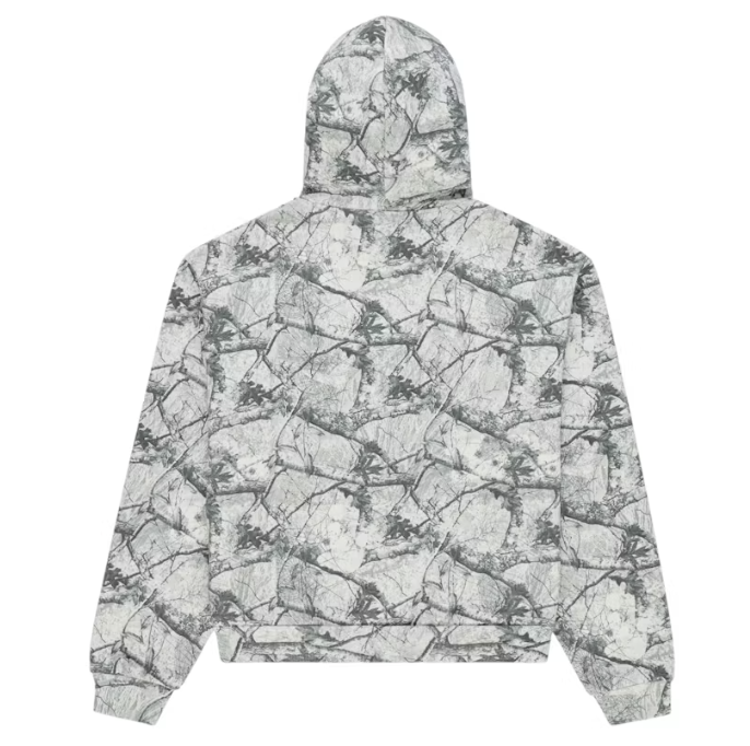 Sp5der Real Tree OG Web V2 Zip Hoodie White Camo