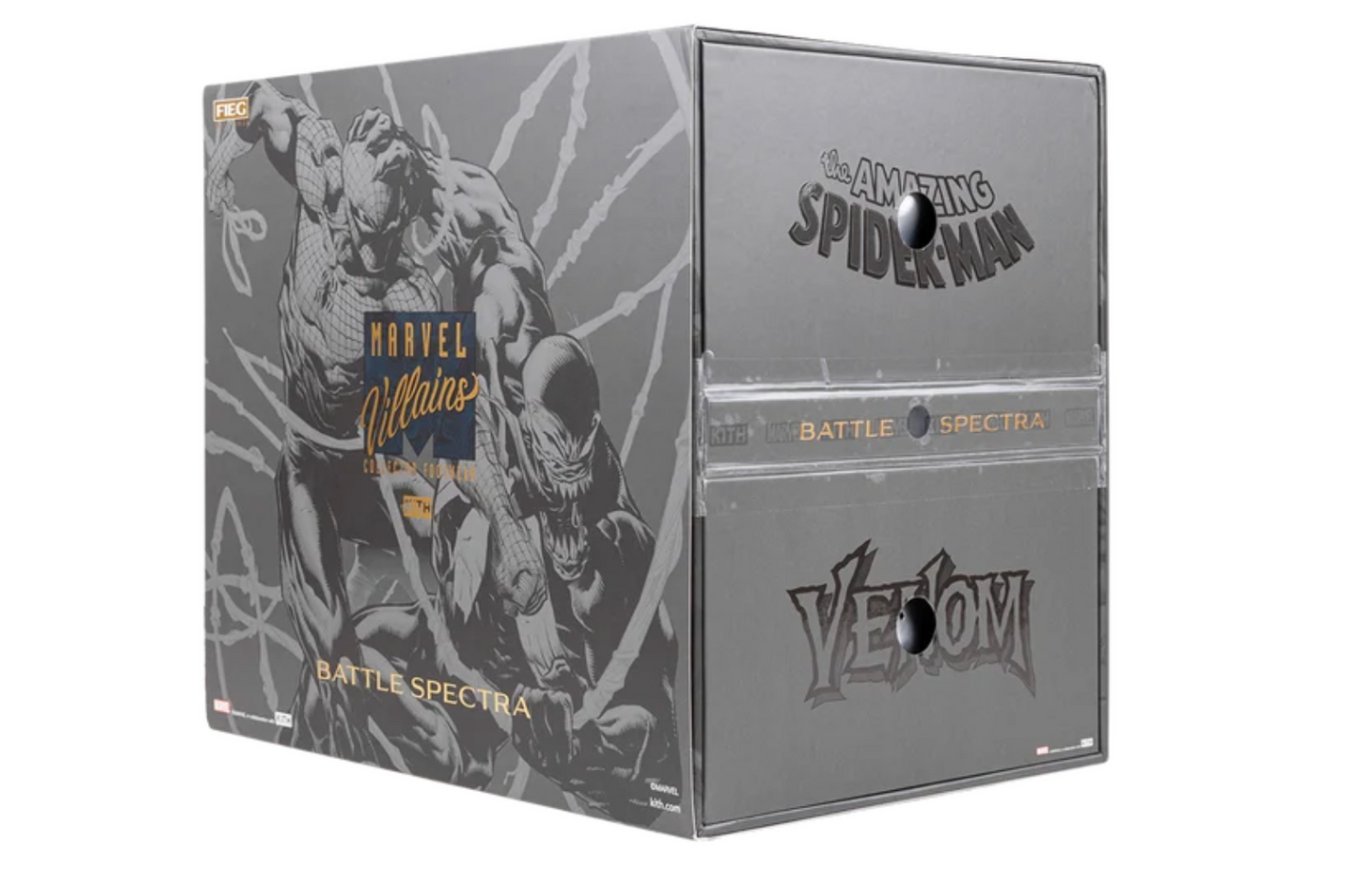 1203A660 DBSPVN ASICS GT-2160 Kith Marvel Villains Spider-Man/Venom Battle Spectra Pack Sealed Box (Comic Included)