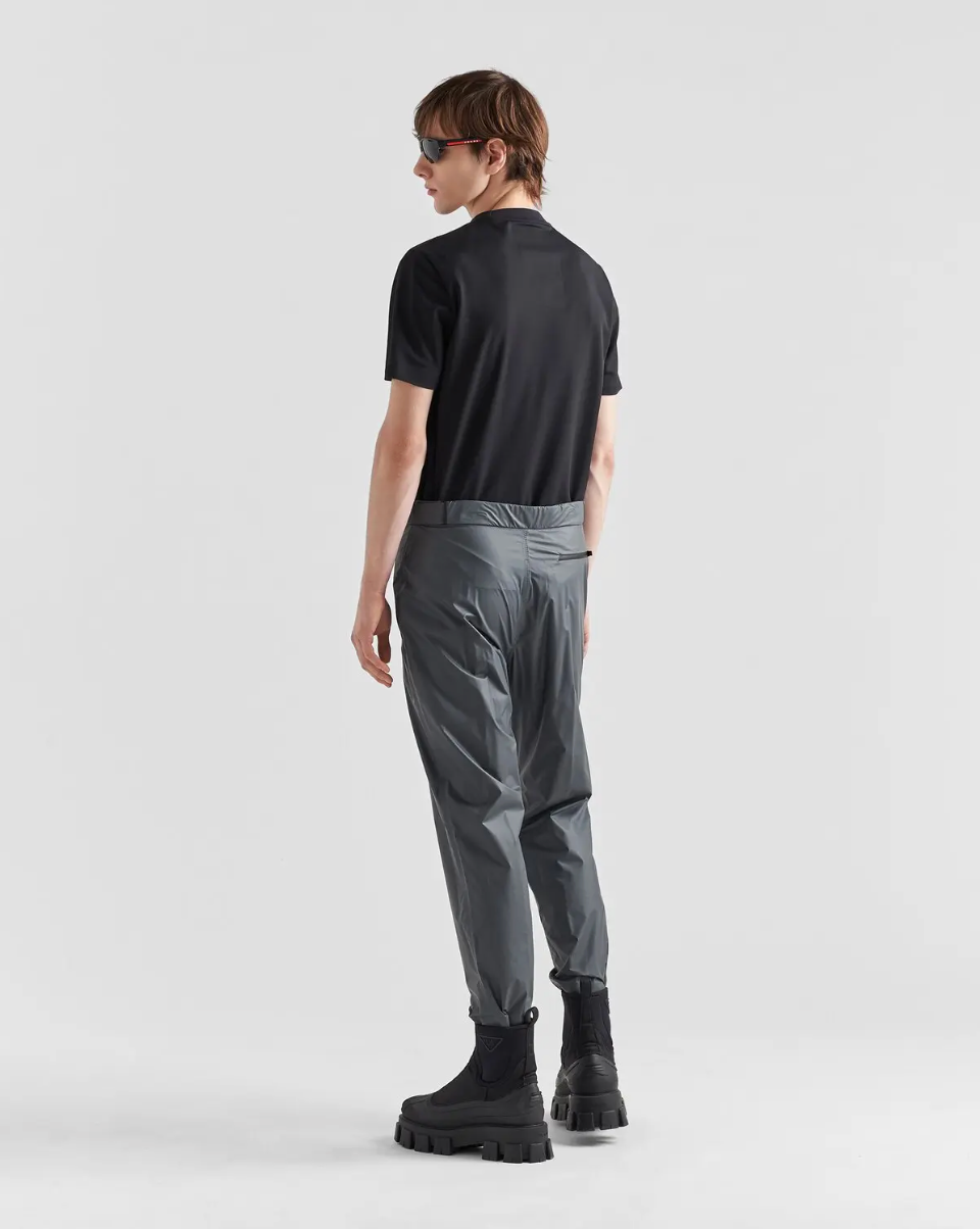 Prada Light Re-Nylon Technical Pants Iron Gray
