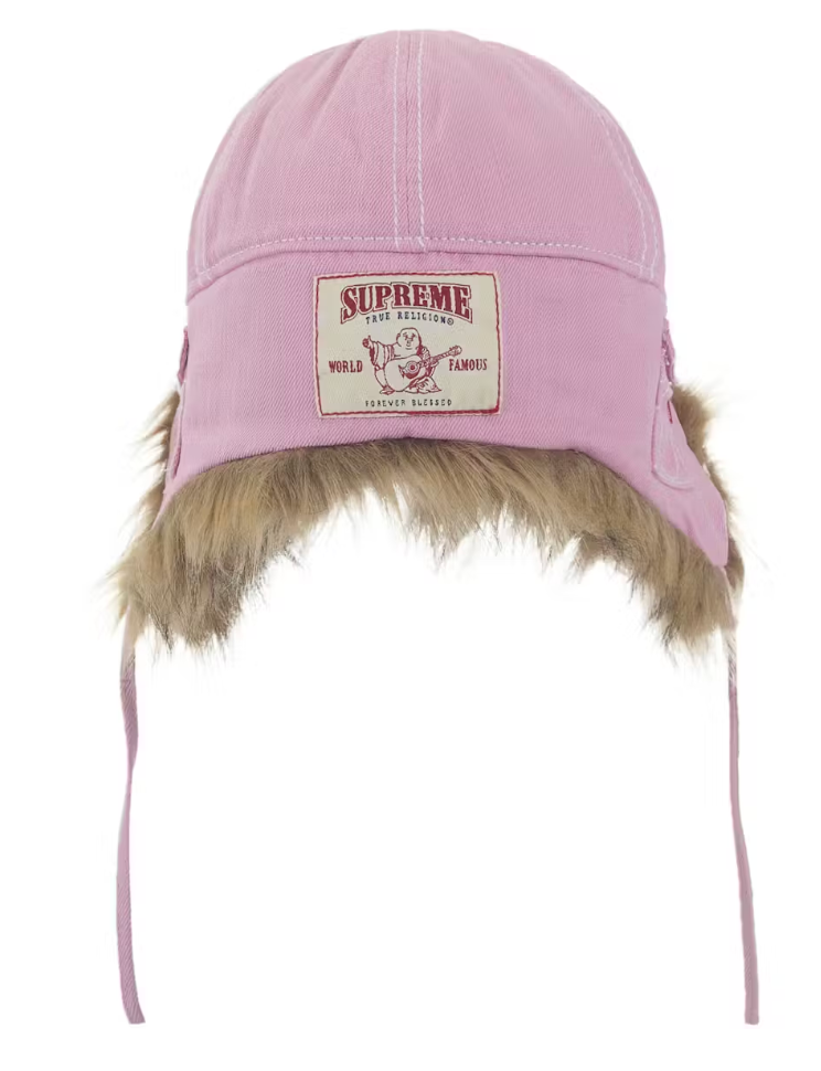 Supreme True Religion Earflap 5-Panel Pink