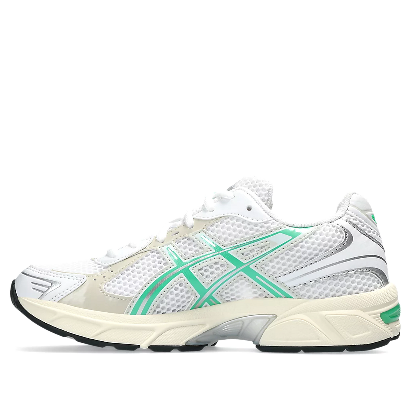 1202A164 114 ASICS Gel-1130 White Malachite Green Off White Midsole (Women's)