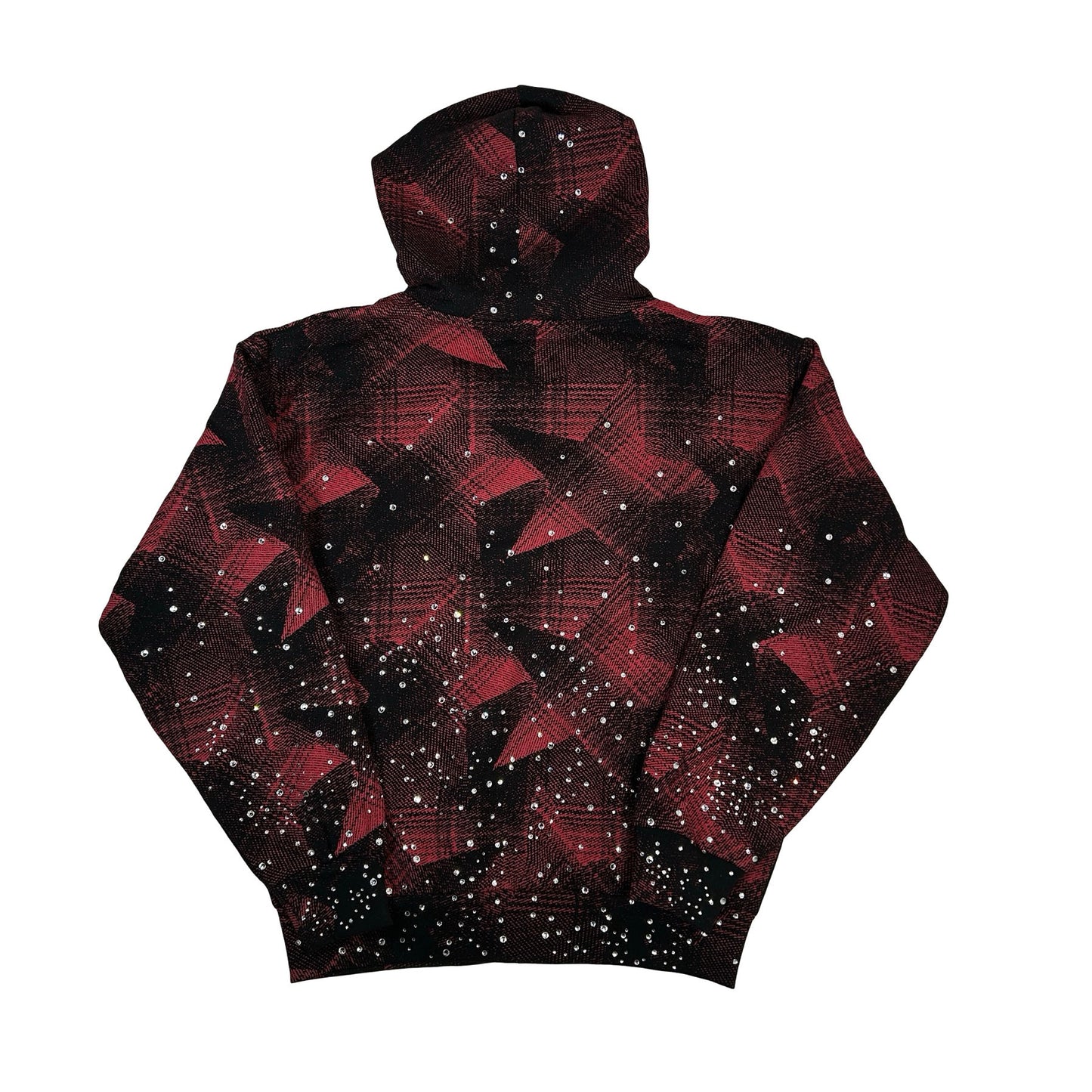 Sp5der Star Plaid Full Zip Hoodie [USED] - M (Used)