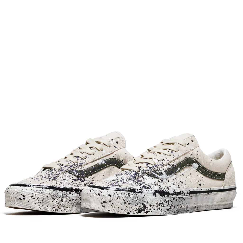 VN000D9RDJR Vans Premium Old Skool 36 Paint Splatter Turtledove