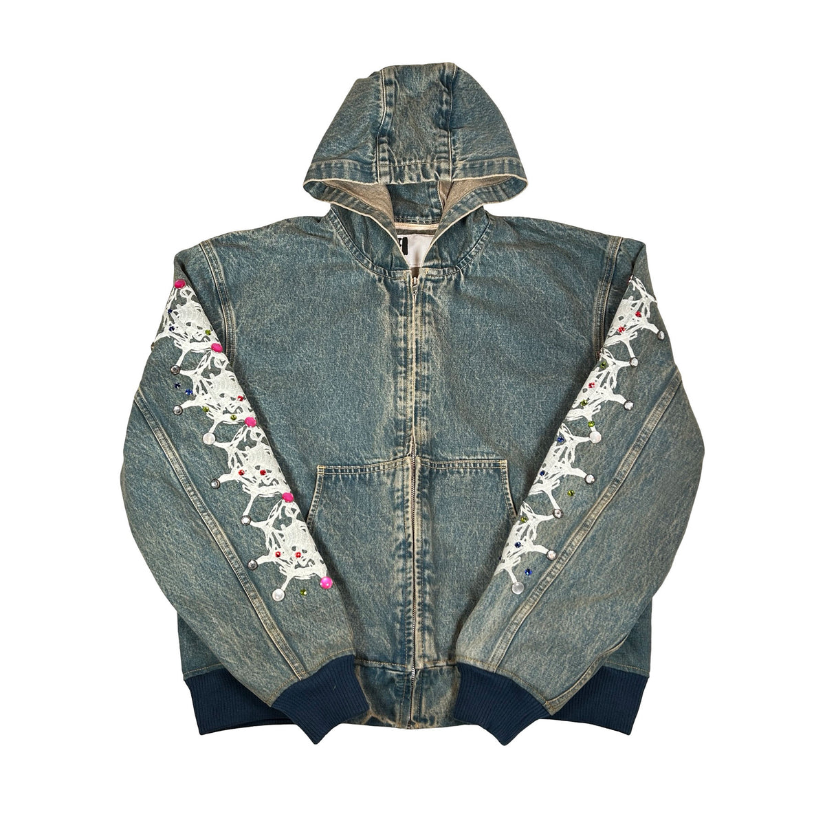 Sp5der Webstone Denim Jacket Indigo [USED] - M (Used)