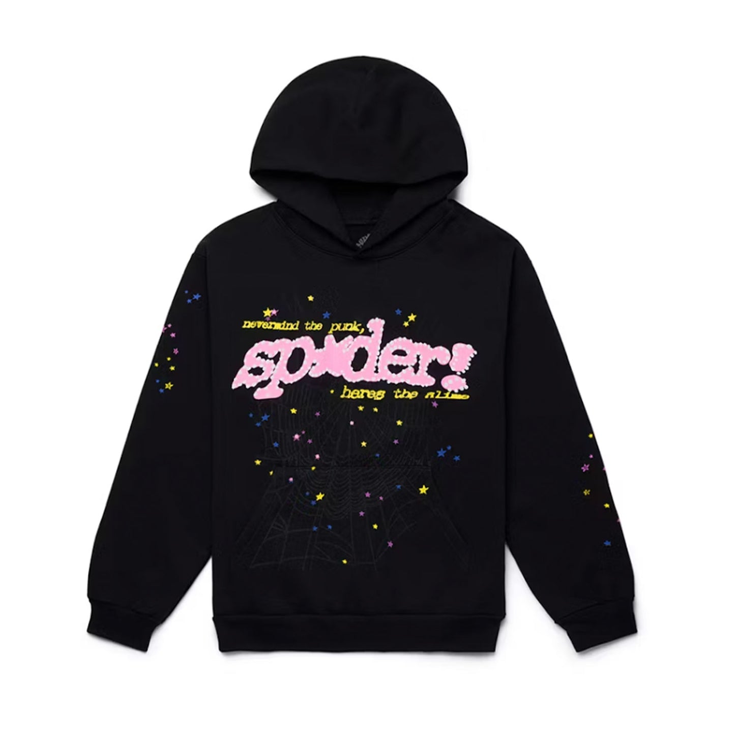 Sp5der P*NK V2 Hoodie Black