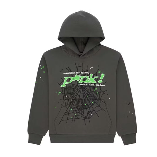 Sp5der Punk V2 Hoodie Slate