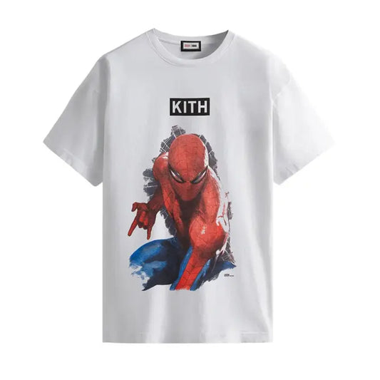 Kith Marvel Spider-Man Action Vintage Tee White
