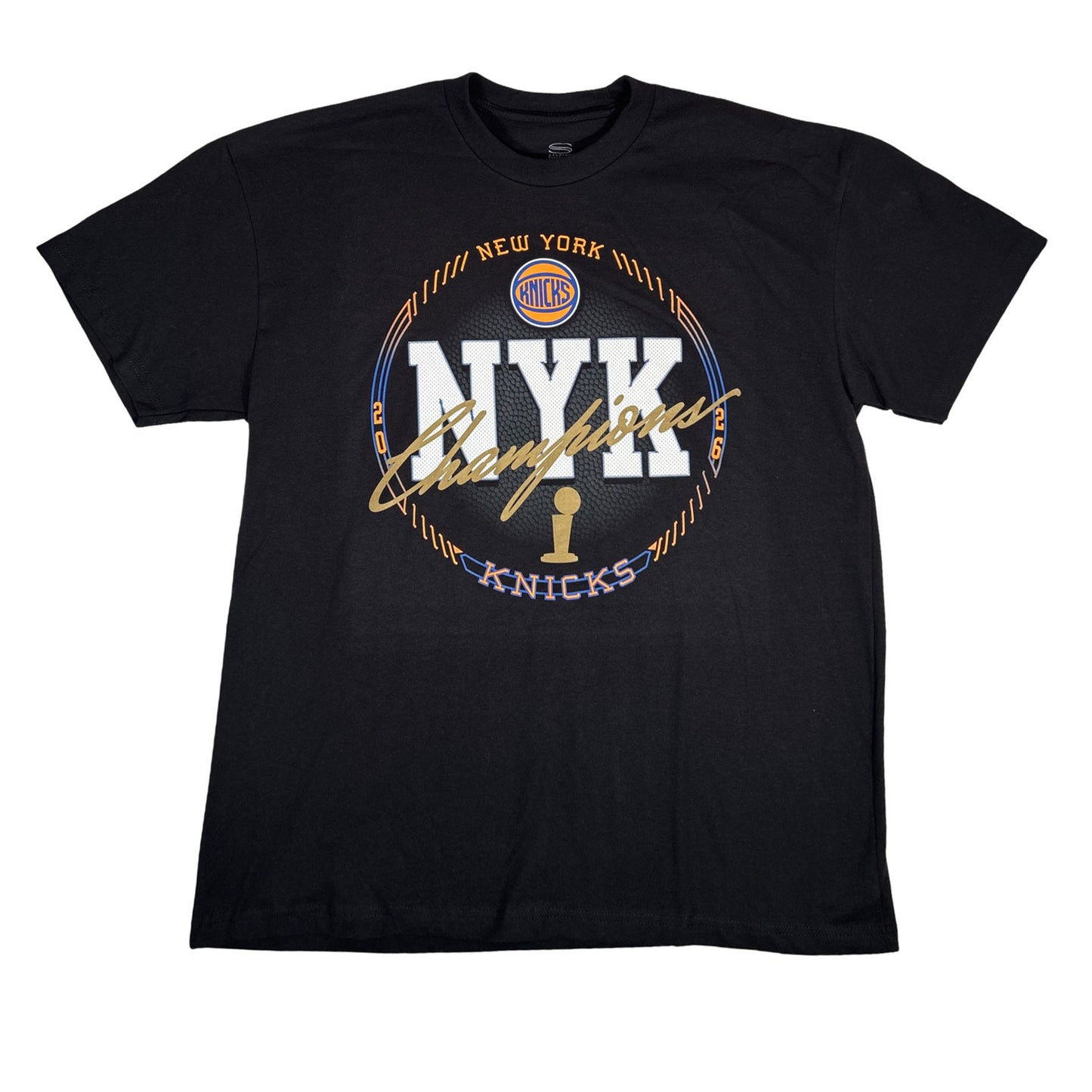 Stadium Essentials Knicks Finals Championship Black T-Shirt