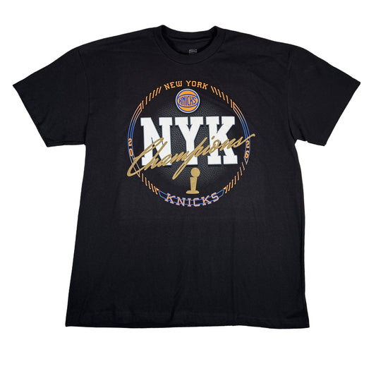 Stadium Essentials Knicks Finals Championship Black T-Shirt