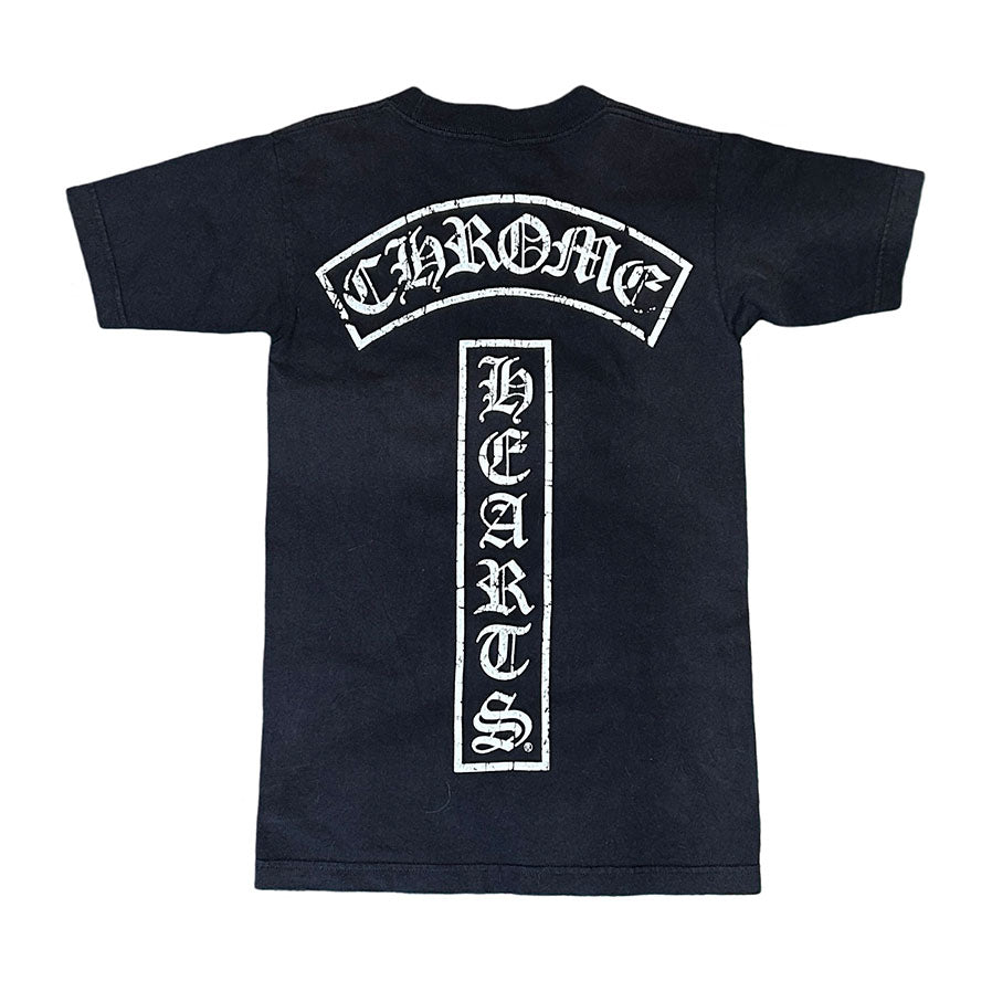 Chrome Hearts Vintage Black Star Arc Logo Tee [USED] - S (Used)