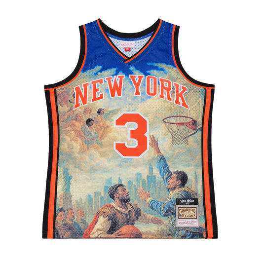 Stephon Marbury New York Knicks M&N x Jon Stan Blue Swingman Jersey