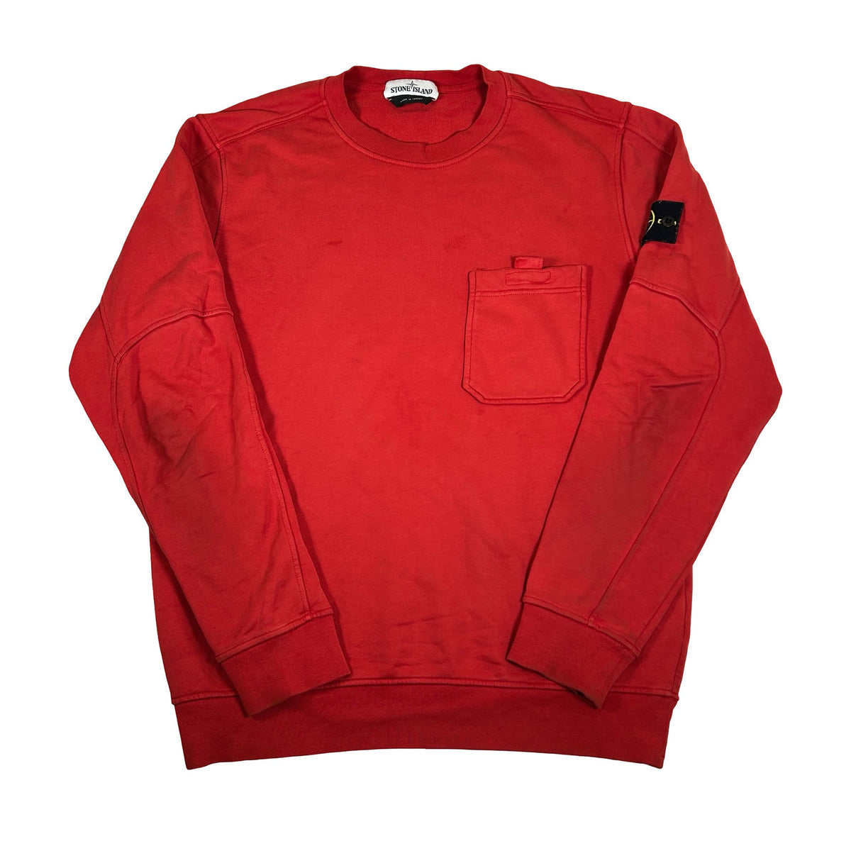 Stone Island Red Jumper Crewneck [USED] - XL (Used)