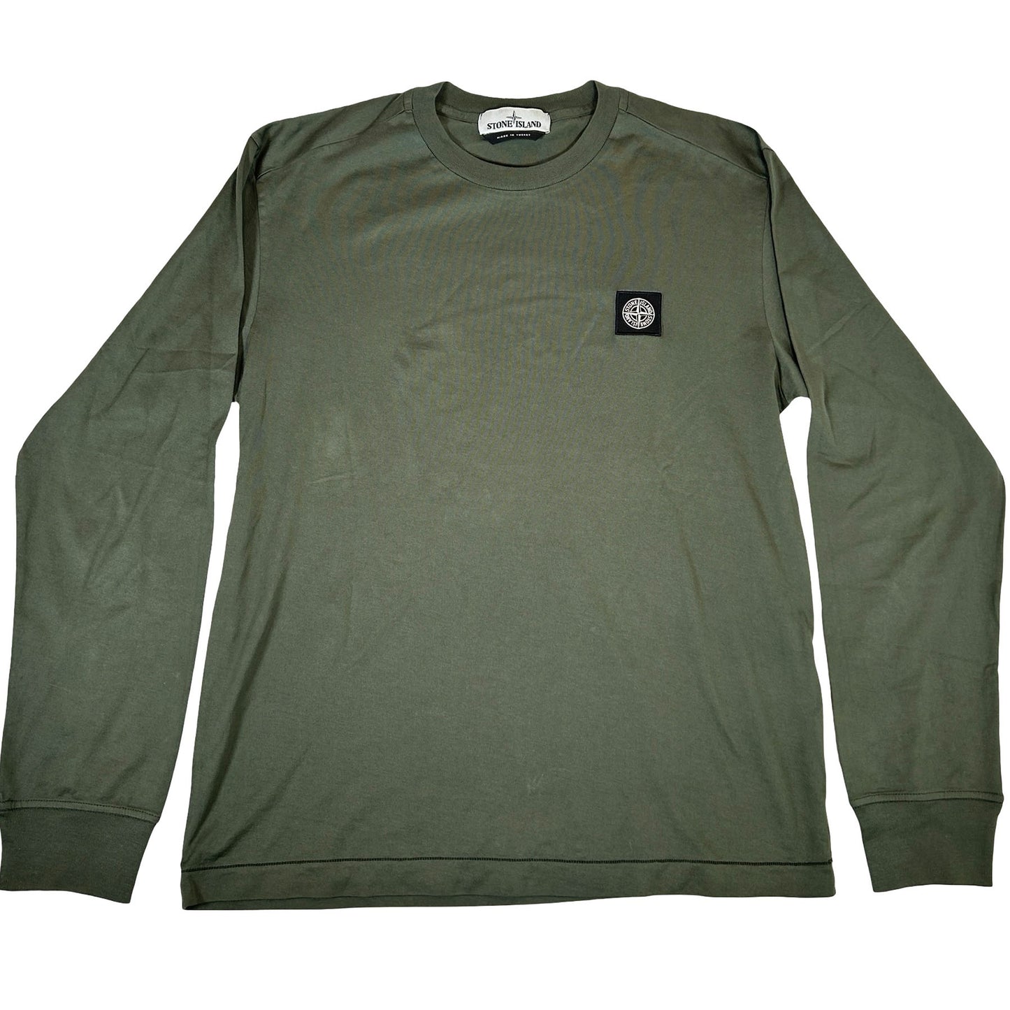 Stone Island Long Sleeve T Shirt Olive [USED] - S (Used)