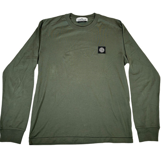 Stone Island Long Sleeve T Shirt Olive [USED] - S (Used)