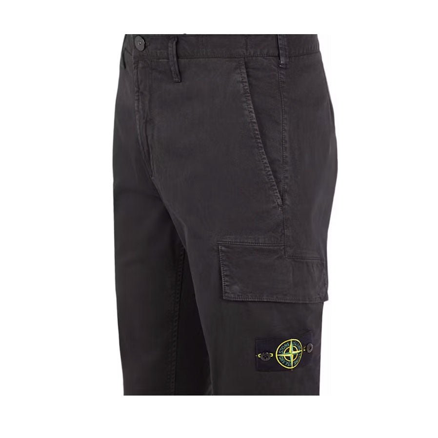 Stone Island Skinny Fit Cargo Pants Black
