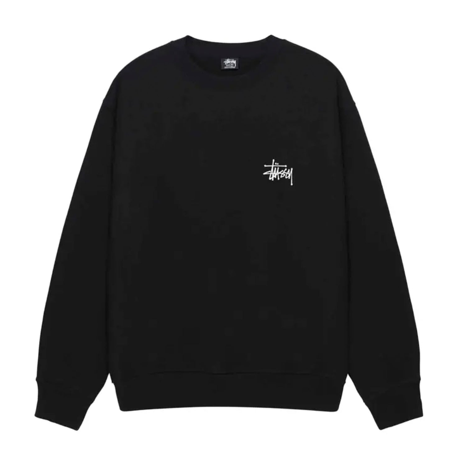 Stussy Basic Crew Black [USED] - XL (Used)