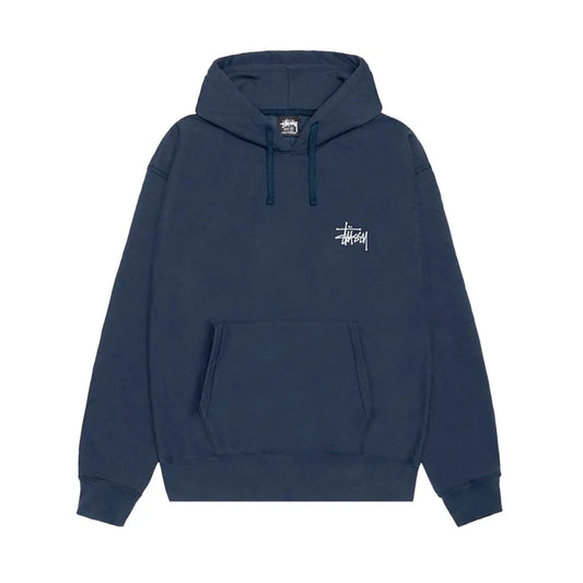 Stussy Basic Logo Hoodie Navy [USED] - S (Used)