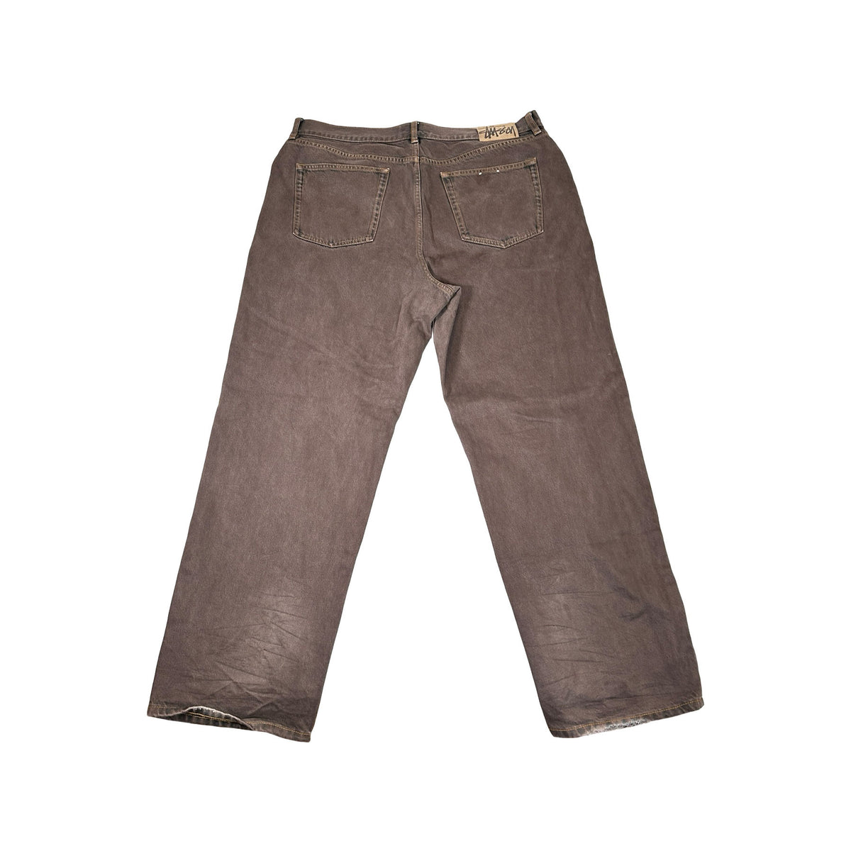 Stussy Big Ol Washed Canvas Jean Brown [USED] - 36 (Used)