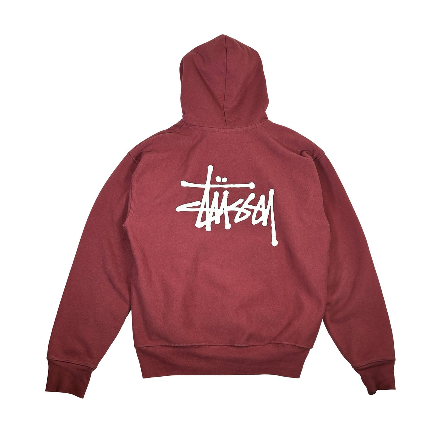 Stussy Basic Curry Maroon Hoodie [USED] - L (Used)