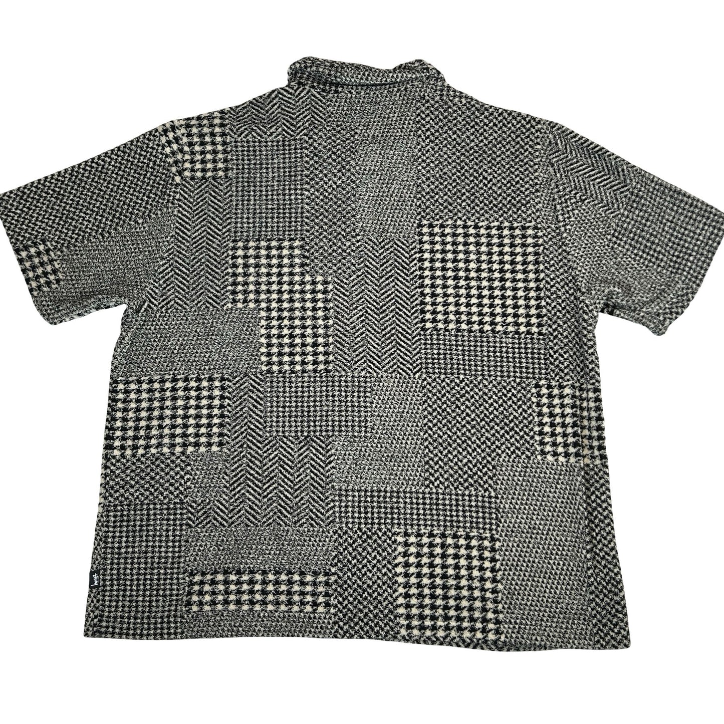 Stussy Mixed Pattern Jersey Shirt Grey [USED] - L (Used)