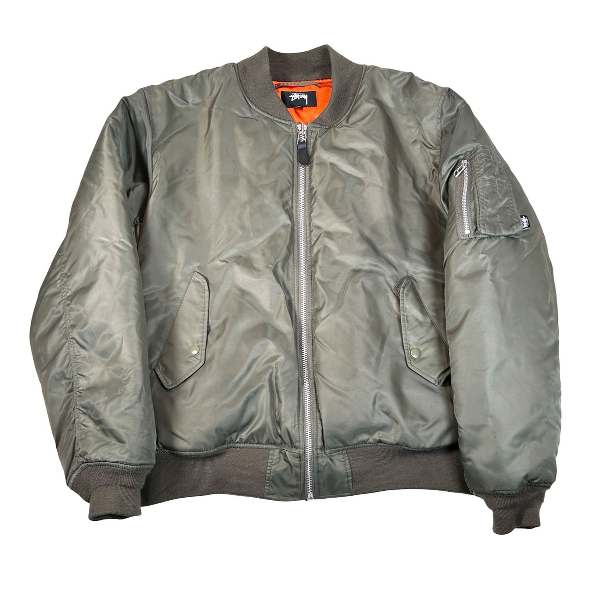 Stüssy Stussy x CDG MA-1 Jacket Olive [USED] - L (Used)