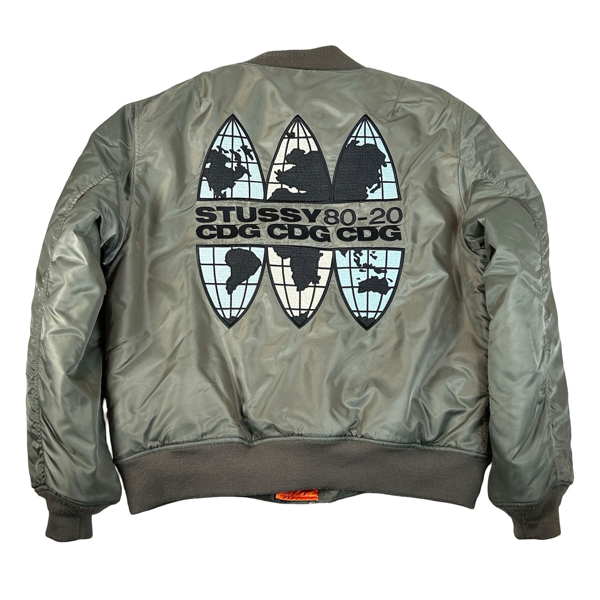 Stüssy Stussy x CDG MA-1 Jacket Olive [USED] - L (Used)