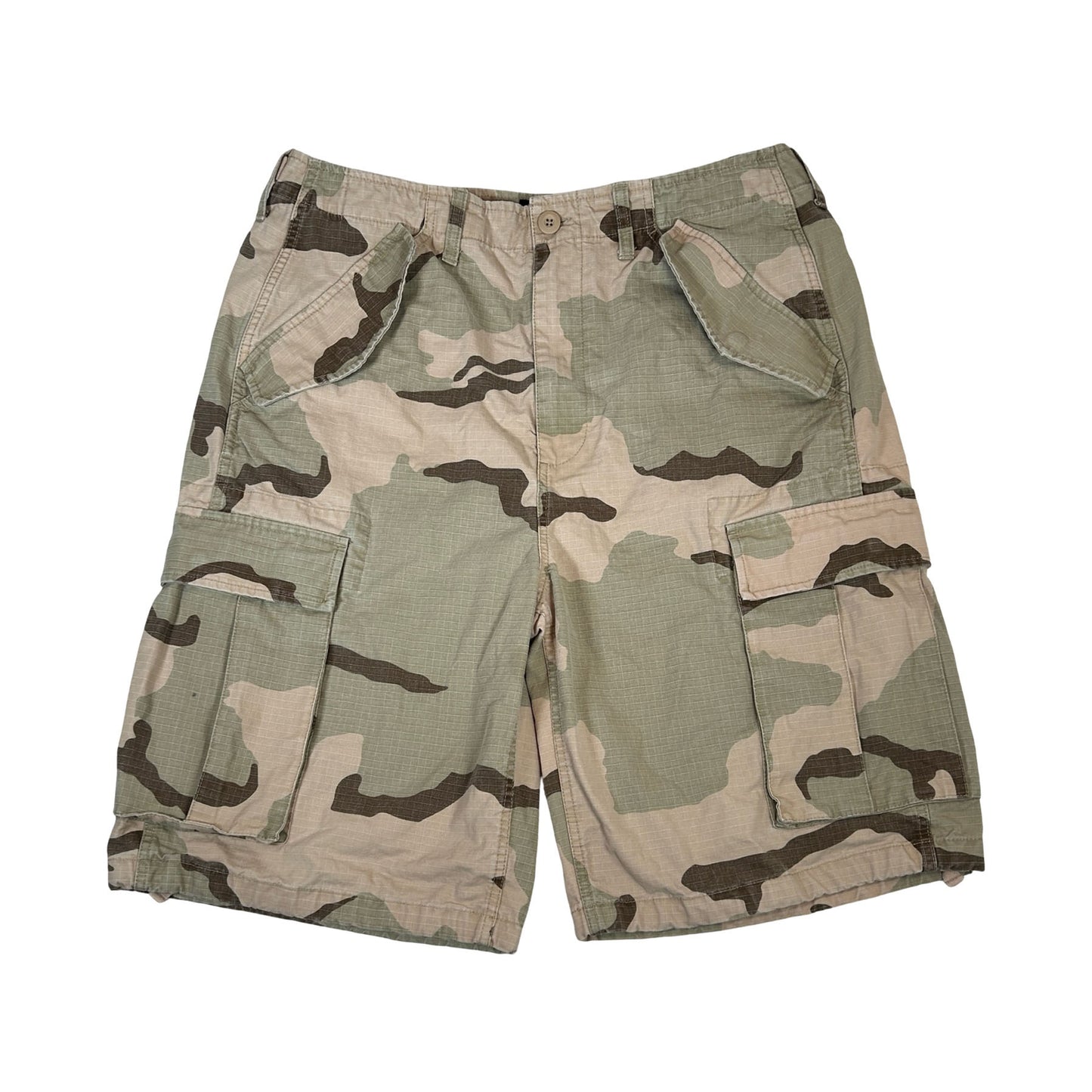 Stussy Ripstop Cargo Short Sand Camo [USED] - 34 (Used)