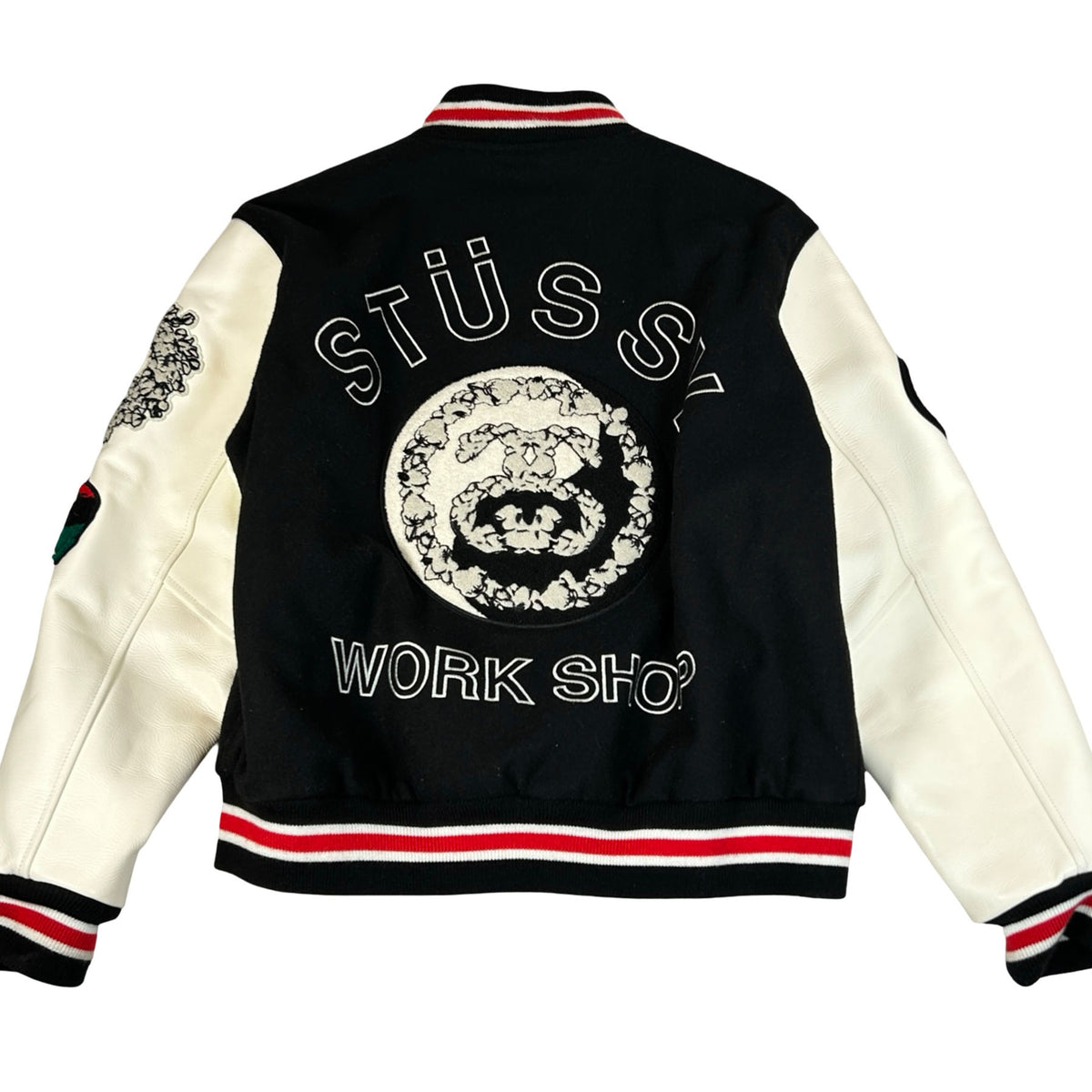 Stussy x Denim Tears X Our Legacy TTL Varsity Jacket Black/White [USED] - L (Used)