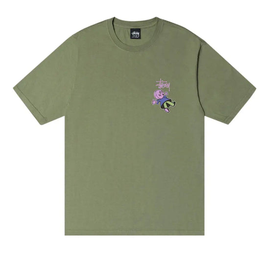 Stussy Dollie Pigment Dyed Tee Artichoke [USED] - L (Used)