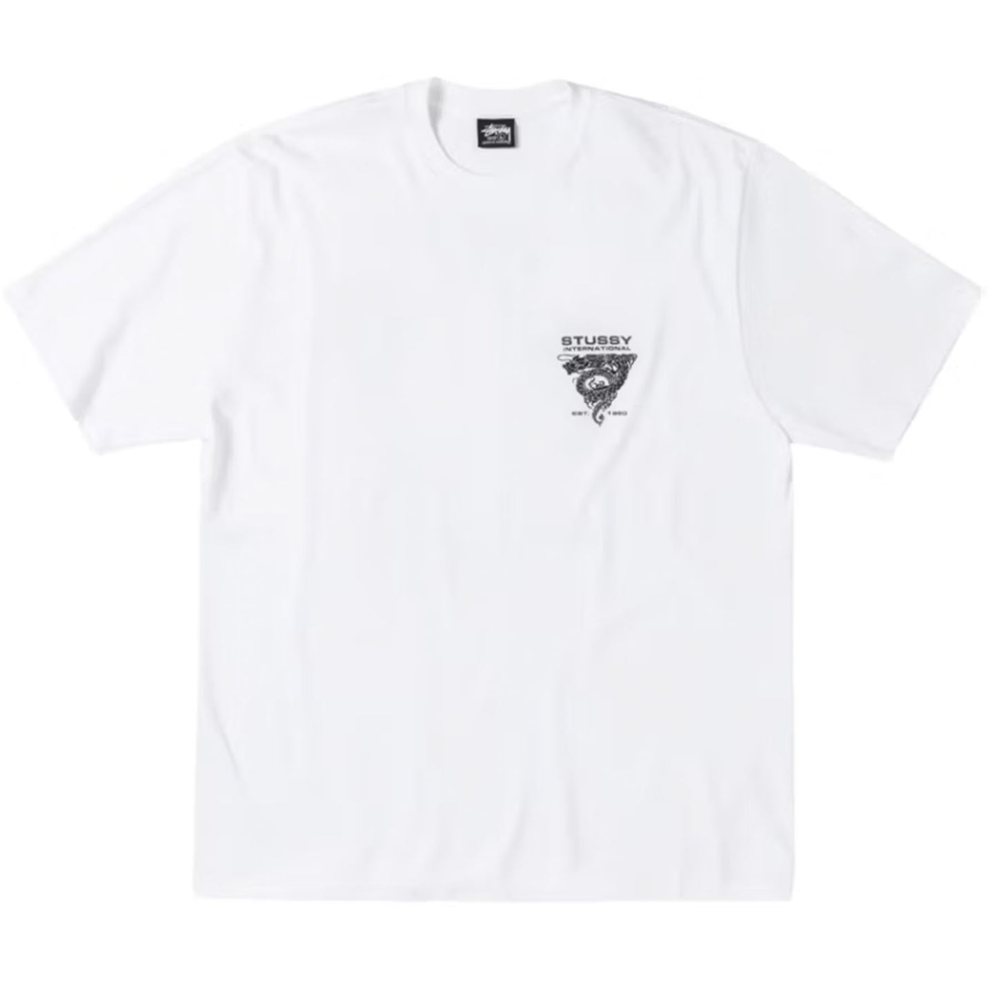 Stussy Dragon Tee White [USED] - L (Used)