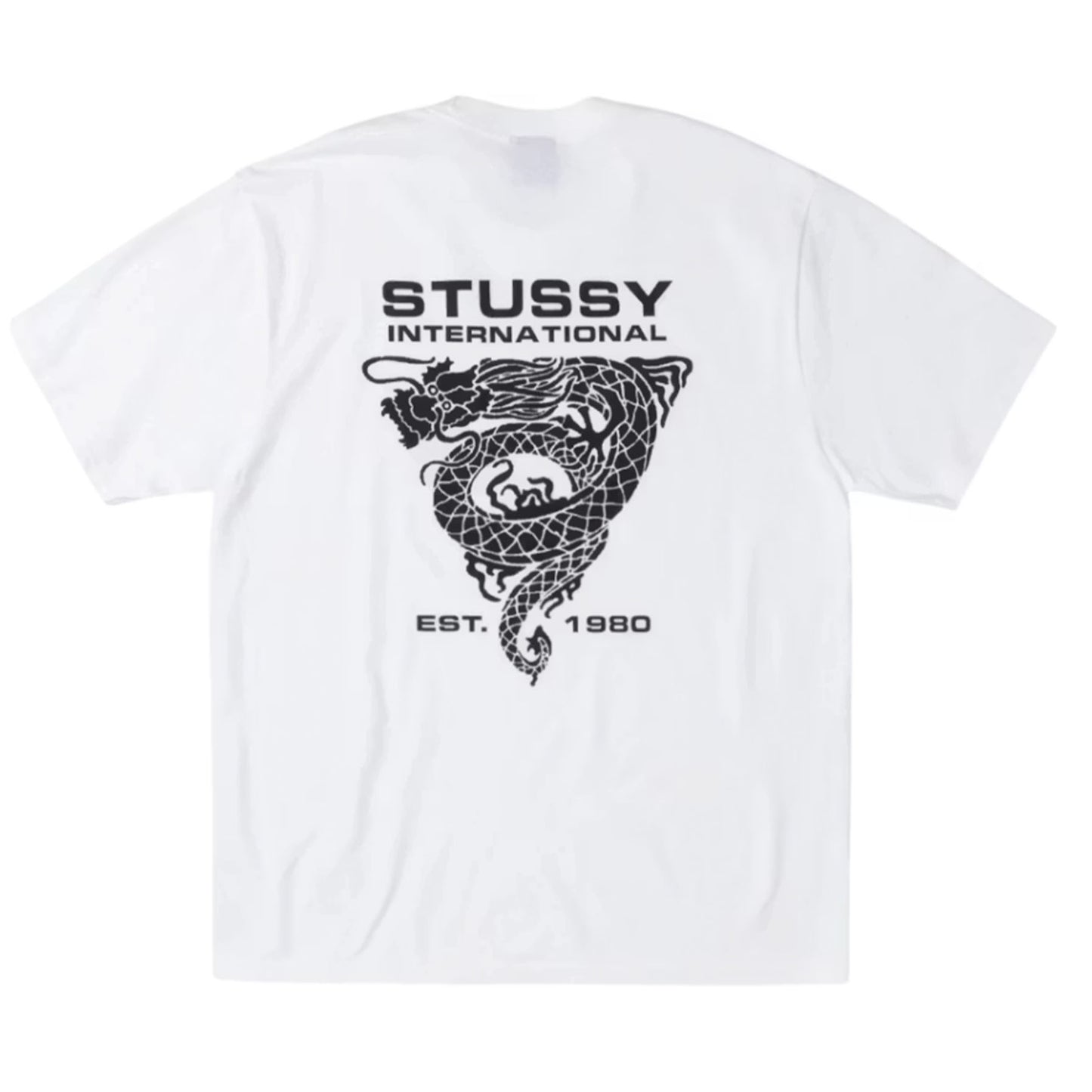Stussy Dragon Tee White [USED] - L (Used)