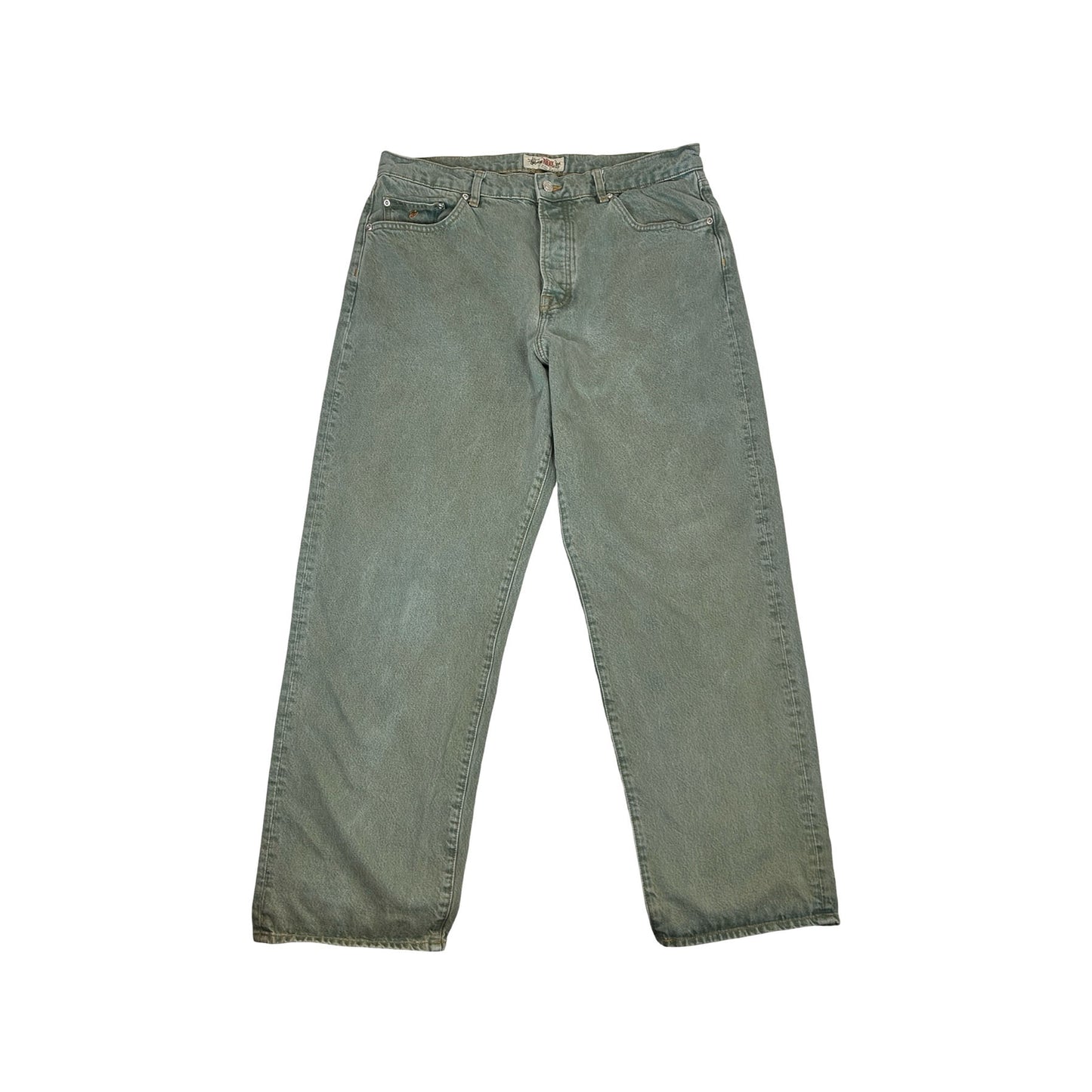 Stussy Big Ol' Denim Jean Faded Army [USED] - 34 (Used)