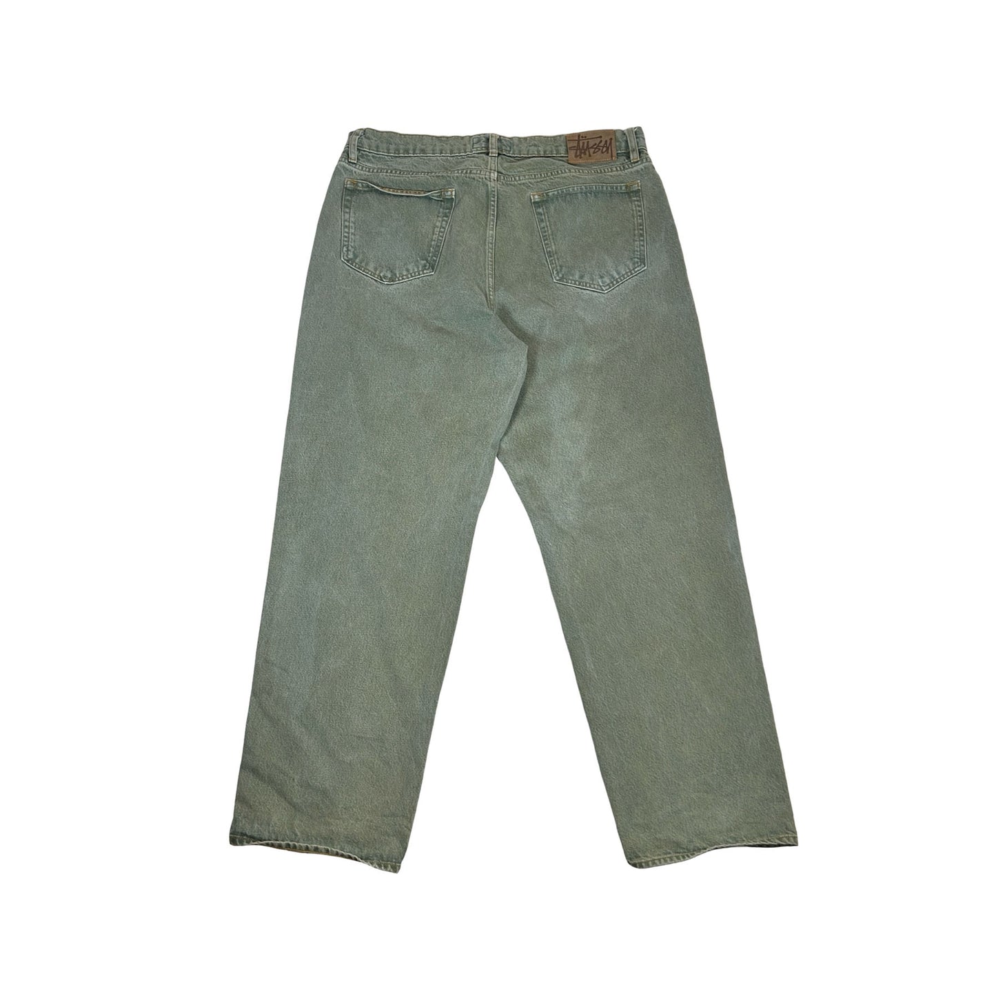 Stussy Big Ol' Denim Jean Faded Army [USED] - 34 (Used)