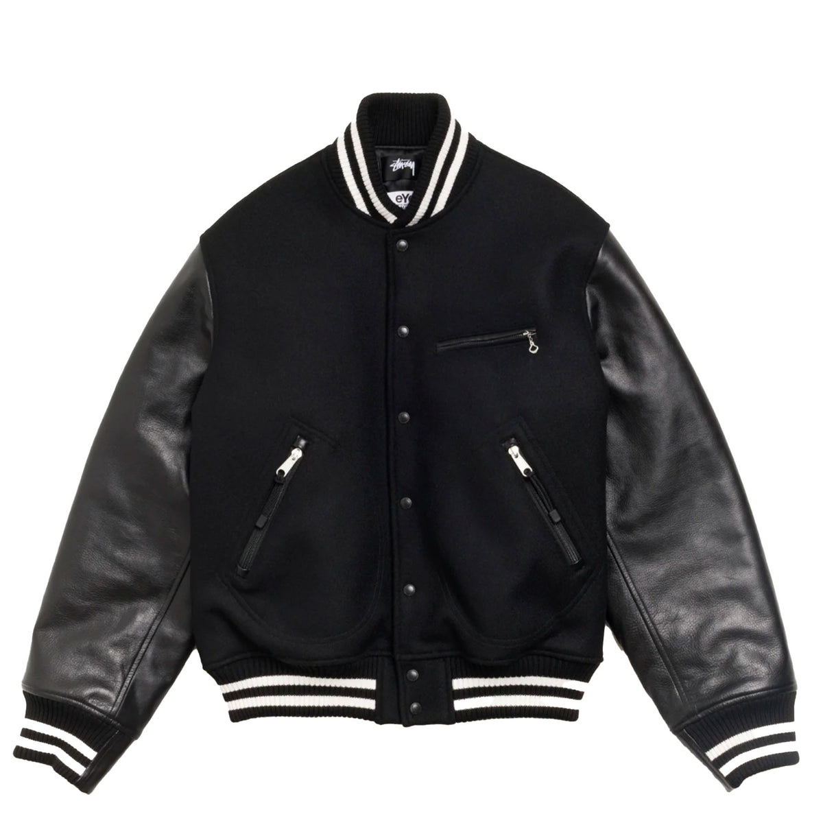 Stussy Junya Varsity Jacket Black