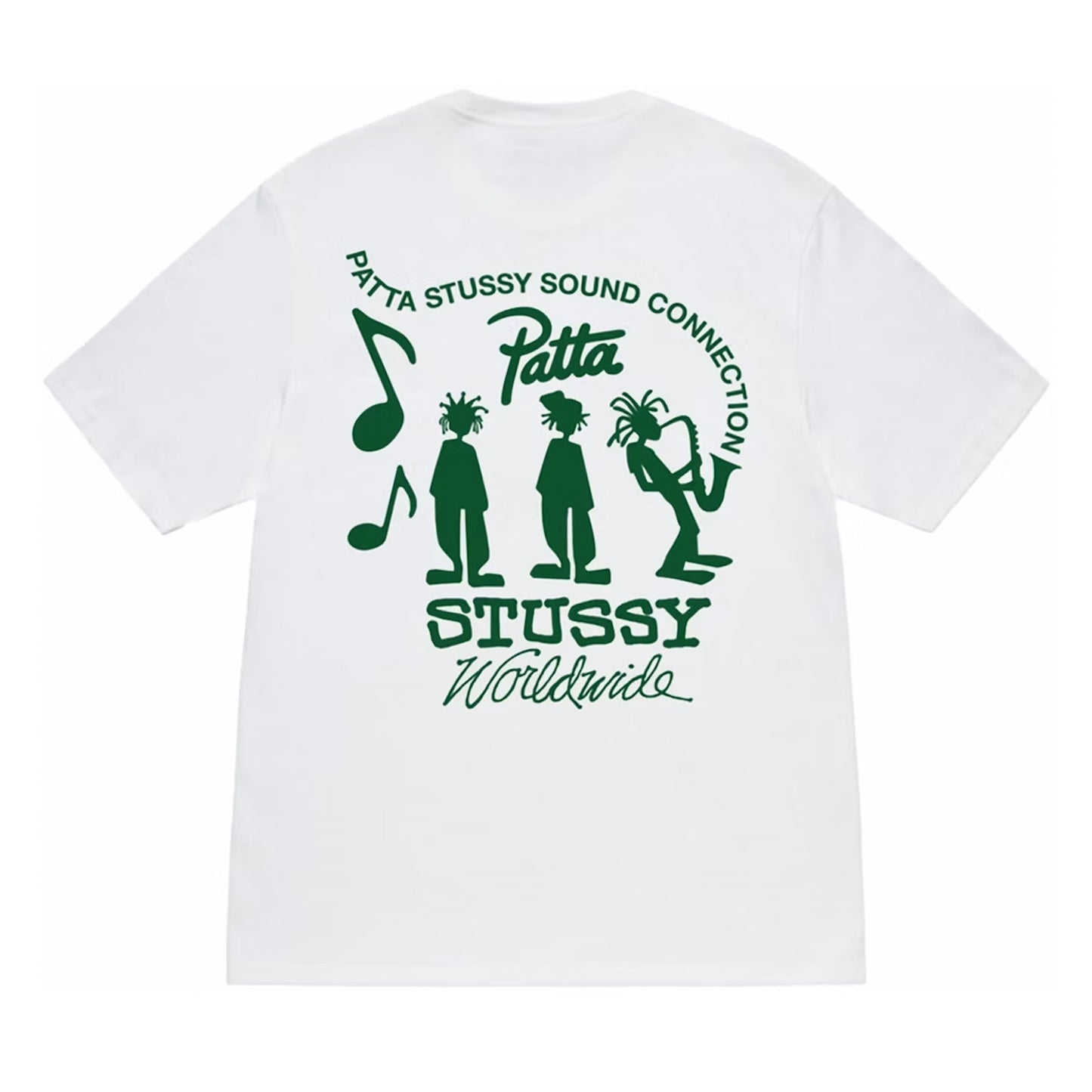 Stussy x Patta Sound Connection Tee White