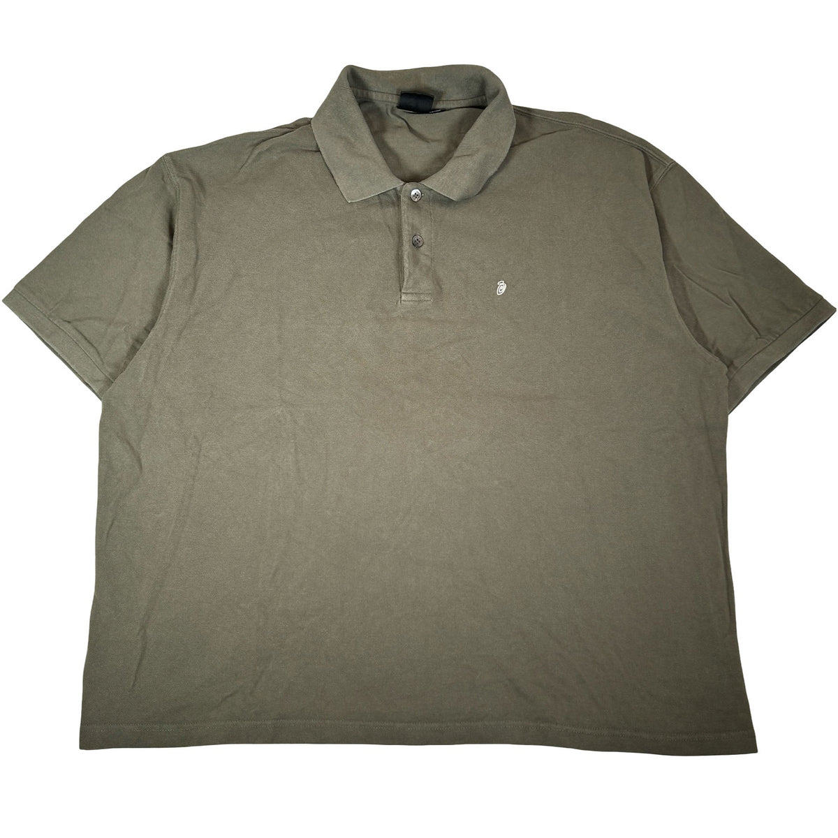 Stussy Classic Pique Polo Green [USED] - XL (Used)