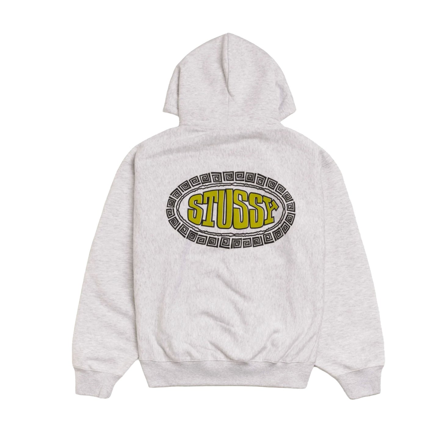 Stussy Tile Oval Hoodie Ash Heather