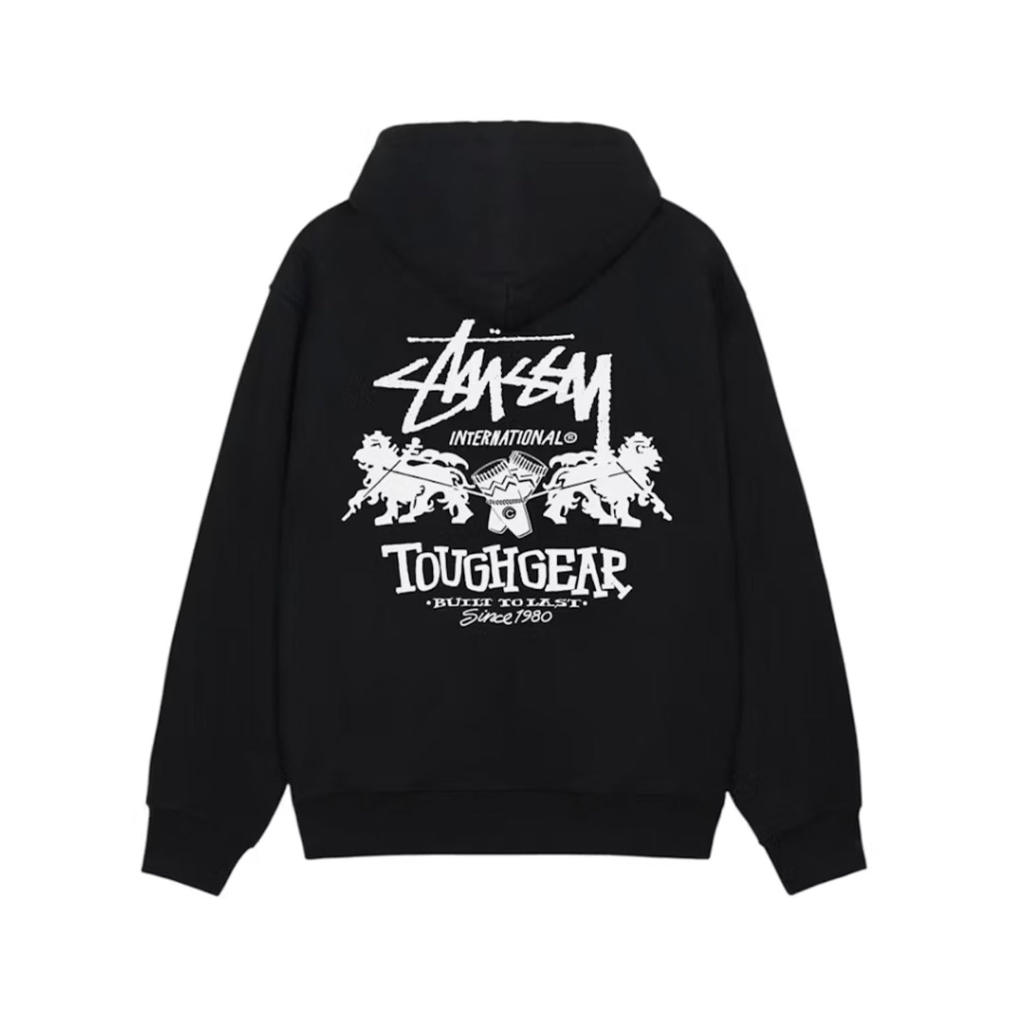 Stussy Tough Gear International Hoodie Black [USED] - M (Used)