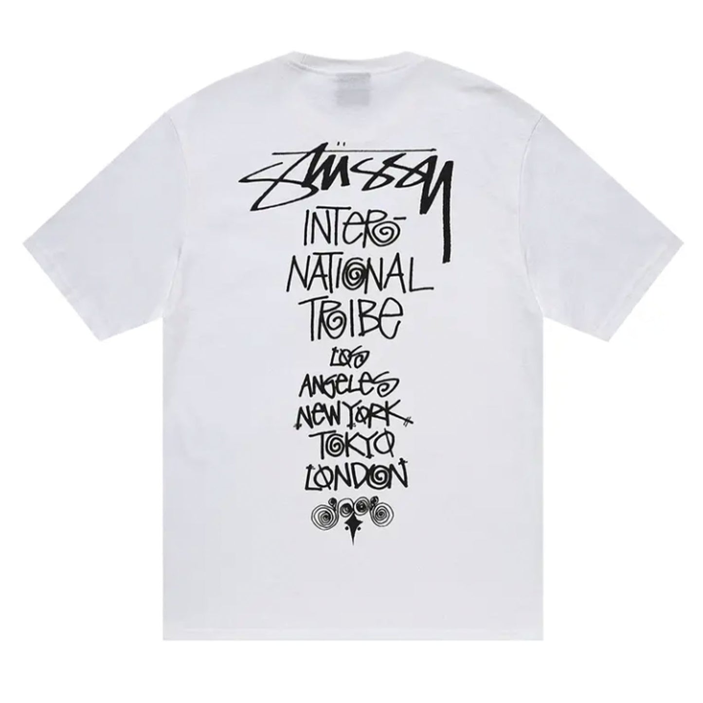 Stussy Tribe Stack Tee White