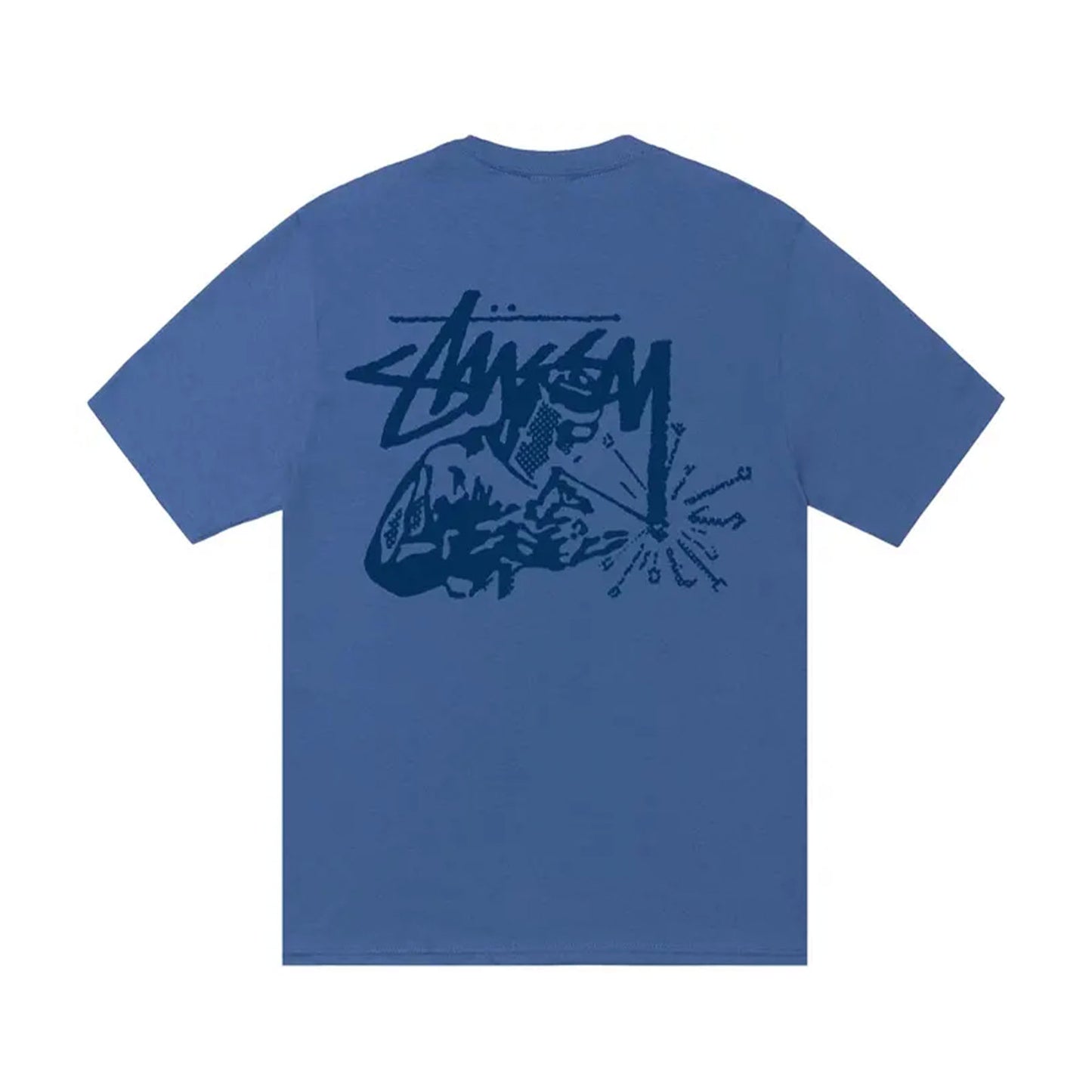 Stussy Welder Tee Blue