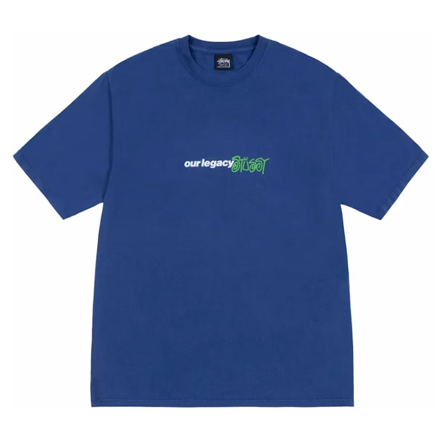 Stussy x Our Legacy Ol Sport Pigment Dyed Tee Blueberry