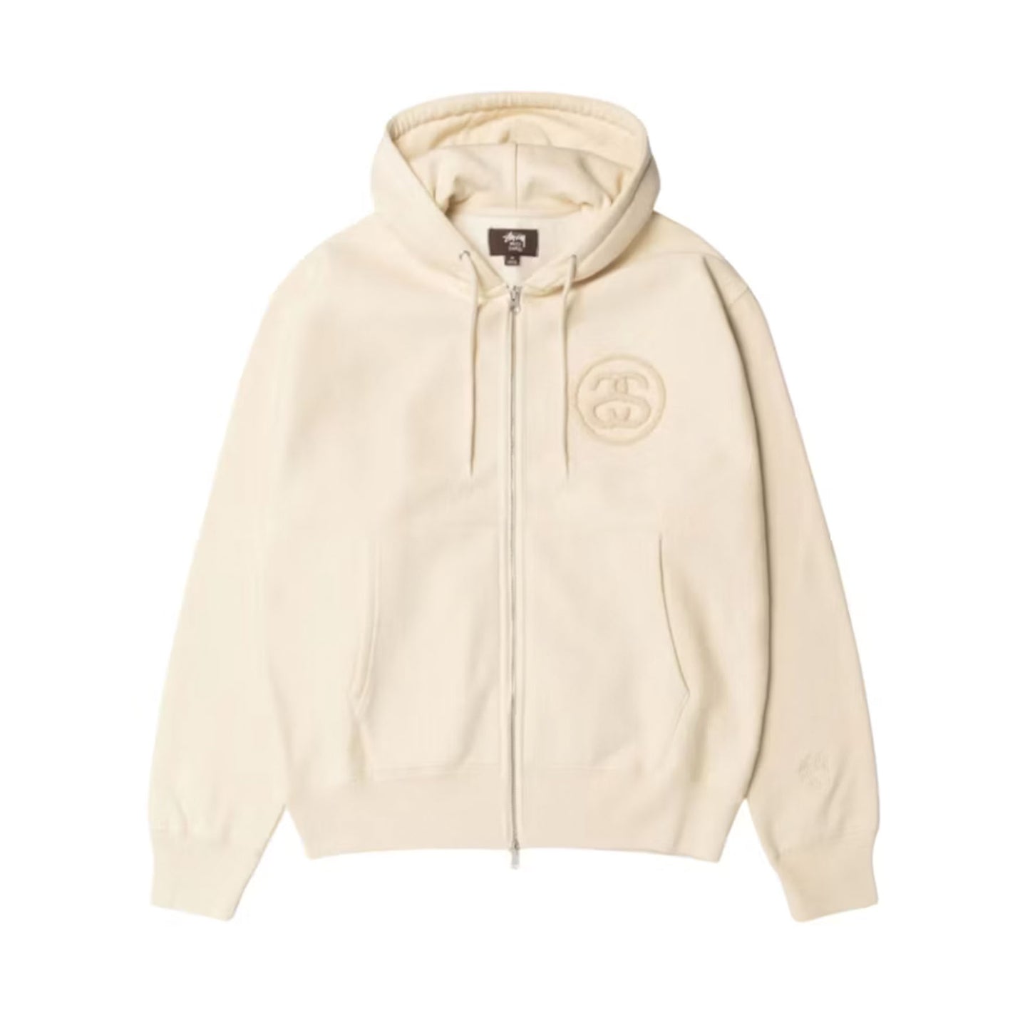 Stussy x Wales Bonner Fleece Zip Hoodie Ivory