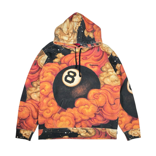 Supreme Martin Wong 8 Ball Hooded Sweatshirt Multi [USED] - L (Used)